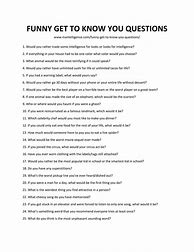 Image result for Get to Know Someone Questions Fun