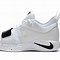 Image result for Paul George Shoes White and Black Size 5