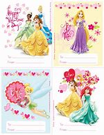 Image result for Disney Princesses and Princes Valentine Day Cards