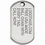 Image result for Customized Military Dog Tags