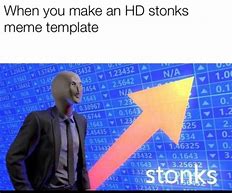 Image result for Stonks Meme HD