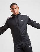 Image result for Men's Black Adidas Tracksuit