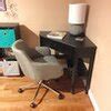 Image result for Corner Writing Desk with Bookcase