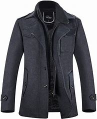 Image result for Gray Winter Coats for Men