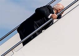 Image result for Biden Falls Air Force One