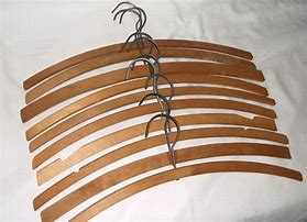 Image result for Old Wooden Clothes Hangers