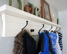 Image result for Coat Hanger Shelf
