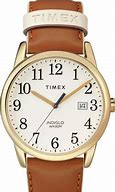 Image result for Timex Easy Reader 38mm Leather Strap Watch