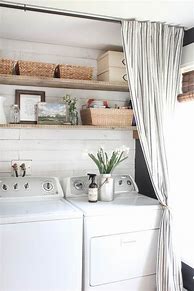 Image result for Laundry Room Curtain Farmhouse