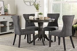Image result for Gray Round Dining Table