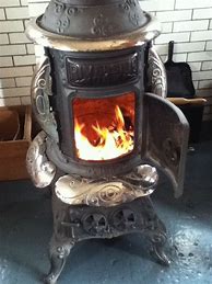 Image result for Old-Fashioned Wood-Burning Stove