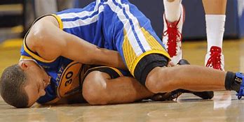 Image result for Curry leg injury