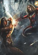 Image result for Wonder Woman vs Captain Marvel