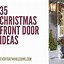 Image result for Elegant Front Porch Christmas Decorations
