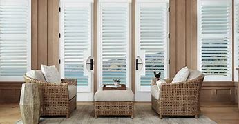Image result for Shutter Window Treatment Ideas