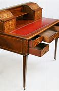 Image result for Vintage Wood Small Writing Desk