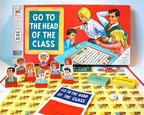 Go To The Head Of The Class Vintage Board Game by WonderlandToys