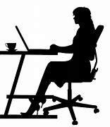 Image result for Student Sitting at Desk Silhouette