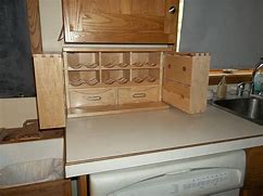 Image result for Kitchen Countertop Storage Cabinet