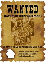 Image result for Fake FBI Wanted Poster