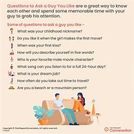 Image result for Questions to Ask Guy You Like