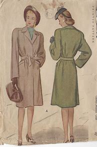 Image result for Vintage Coat Patterns