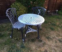 Image result for Metal Patio Table and Chairs