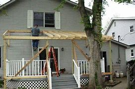 Image result for DIY Build Roof Over Deck