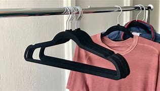 Image result for Slim Velvet Shirt Hangers