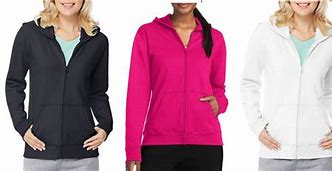Image result for Women's Fleece Full Zip Hoodie