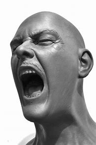 Image result for Screaming Person Art