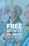 Image result for Printable Activity Calendar for Seniors