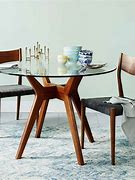 Image result for Round Glass Kitchen Table