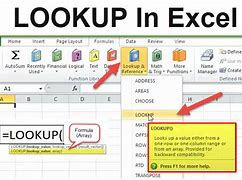 Image result for Excel Lookup Function