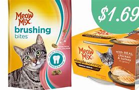 Image result for Meow Mix Cat Food Coupons