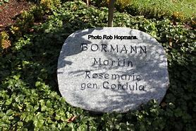 Image result for Martin Bormann Grave