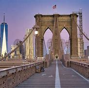 Image result for Walking across Brooklyn Bridge