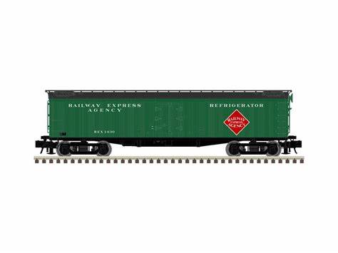 3001007-5 Railway Express Agency GACC 53'6" wood express reefer #319 ...