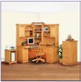 Image result for small wood computer desk with hutch