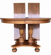 Image result for Rustic Round Pedestal Dining Table