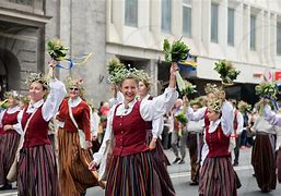 Image result for Latvian Traditional Clothes