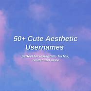 Image result for Aesthetic Girl Usernames