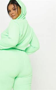 Image result for Neon Green Cropped Hoodie