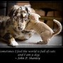 Image result for Cat and Dog Love Quotes