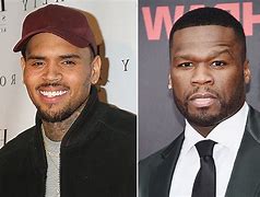 Image result for 50 Cent and Chris Brown