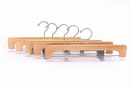 Image result for All Wood Heavy Duty Clothes Hangers
