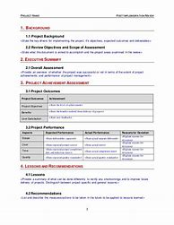 Image result for Post-Implementation Review Template