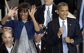 Image result for Barack and Michelle Obama Inauguration