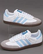 Image result for Adidas Samba Blue and White