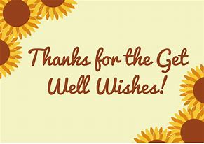Image result for Thank You for Get Well Wishes